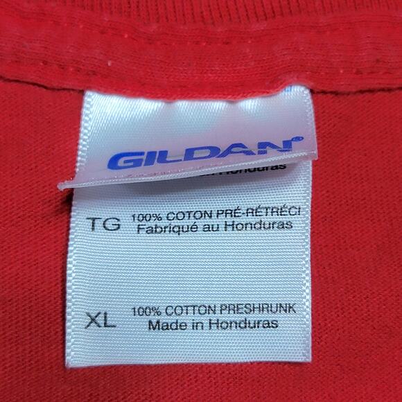 Girlie Girl Originals LS Red Christmas Tee (Gildan) "Oh What Fun" Elf - Size XL - Picture 6 of 6